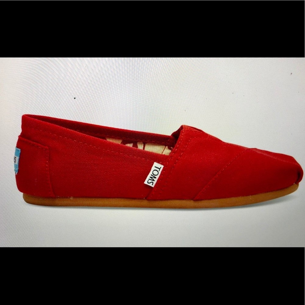 TOMS Red Canvas Classics
